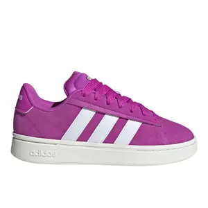 adidas Womens Grand Court Alpha 00S Lace Up Sneakers Shoes Casual - Purple