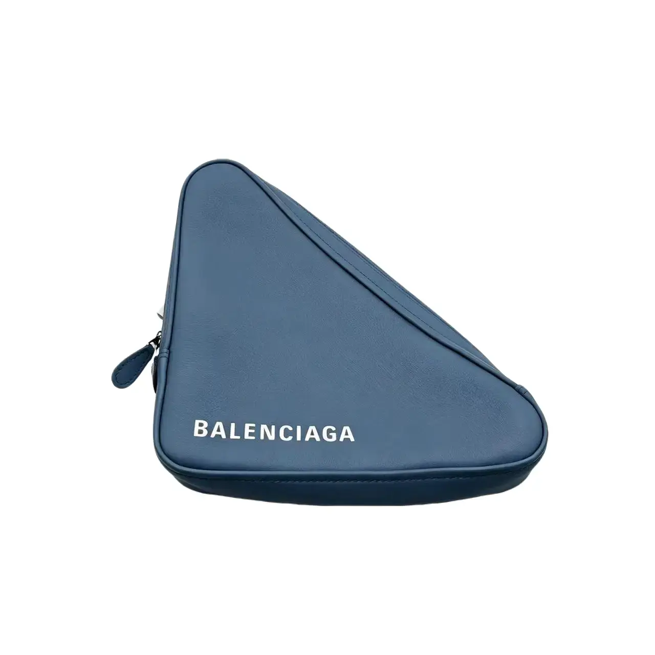 Pre-owned Balenciaga france Shoulder Bags H2 blue handbag triangle bag/pizza bag 26194