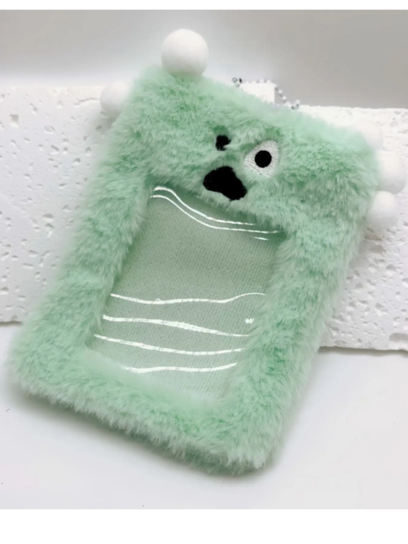 Kawaii Cartoon Plush Card Holder, Id Card Holder, Id Badge Holder, Limited Edition Backpack Accessory, Kawaii Design Fan Exclusive Trendy Gift, Fits Cards, Meal Cards, Bus Passes
