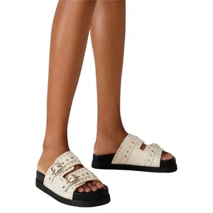 Melanie Leather Sandal - Comfortable Walking Shoes for Footwear