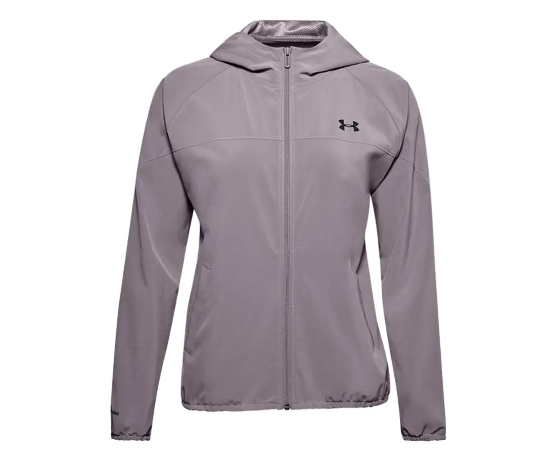 Under Armour Woven Branded Full-Zip Womens Active Hoodies