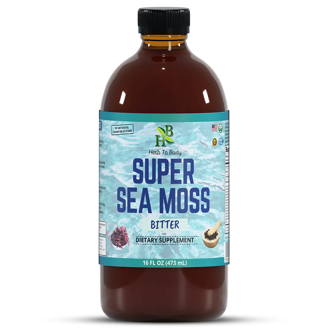 Super Sea Moss Bitter - Herbal Tonic - 16oz Bottle
