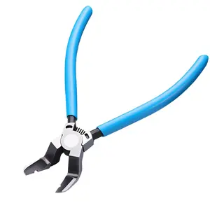 1Pc Angled Clip Removal Pliers, Heavy Duty Car Door Panel Fastener Remover Tool for Rivets & Pins