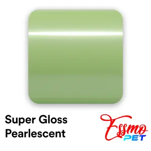 PET Super Gloss Pearlescent Mint Green Vinyl Wrap