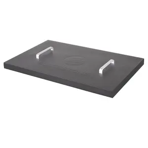 212 MAIN Aluminum Griddle Cover with Handles, Hanging Brackets, 22 x 3 in., Blackstone Products 8029568, Black