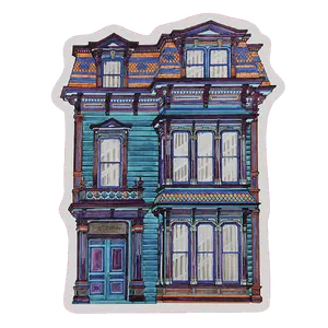 Divisadero House Sticker