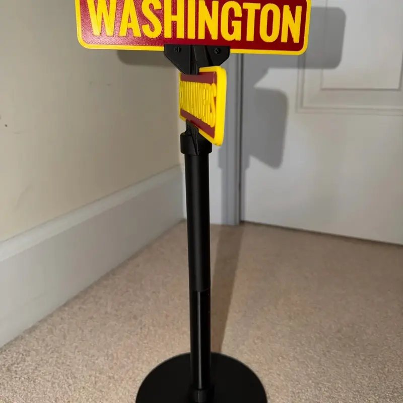 Football Washington custom made mini street sign Football Washington custom made mini street sign