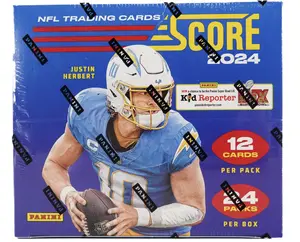 2024 Score Football Retail - 24 Packs per Box - 12 Cards per Pack - Look for Autos and Numbered Parallels - Ripped and Shipped