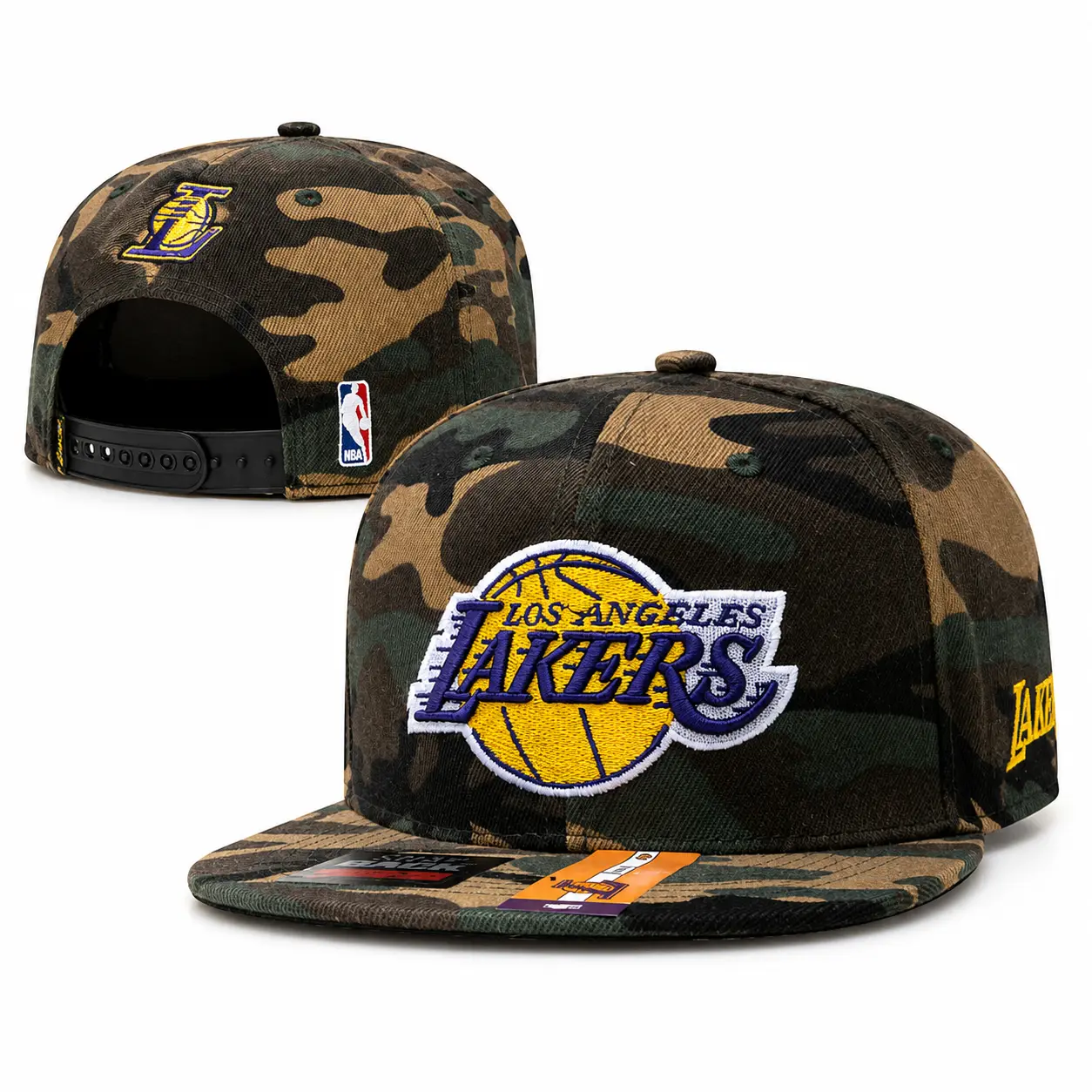 Los Angeles Lakers Embroidered Snapback Hat Multiple Colors
