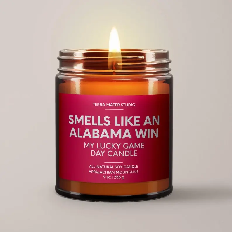 Smells Like An Alabama Win Candle, Football Candle, Candle Gift