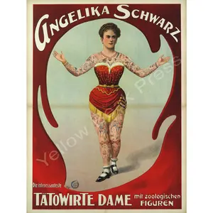 Angelika  Schwarz Tattooed LadyPoster