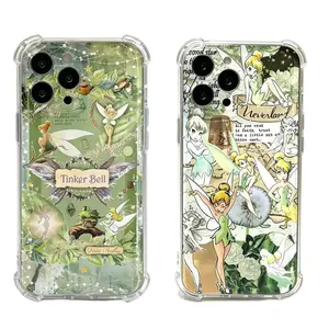 Phone case T-Tinker Bell TPU protective case, Suitable  for iPhone 17, 16, 15, 14, 13, 12, 11 Pro Air Plus ProMax and Samsung A73-A30 shock-absorbing phone cases, fashionable gift.