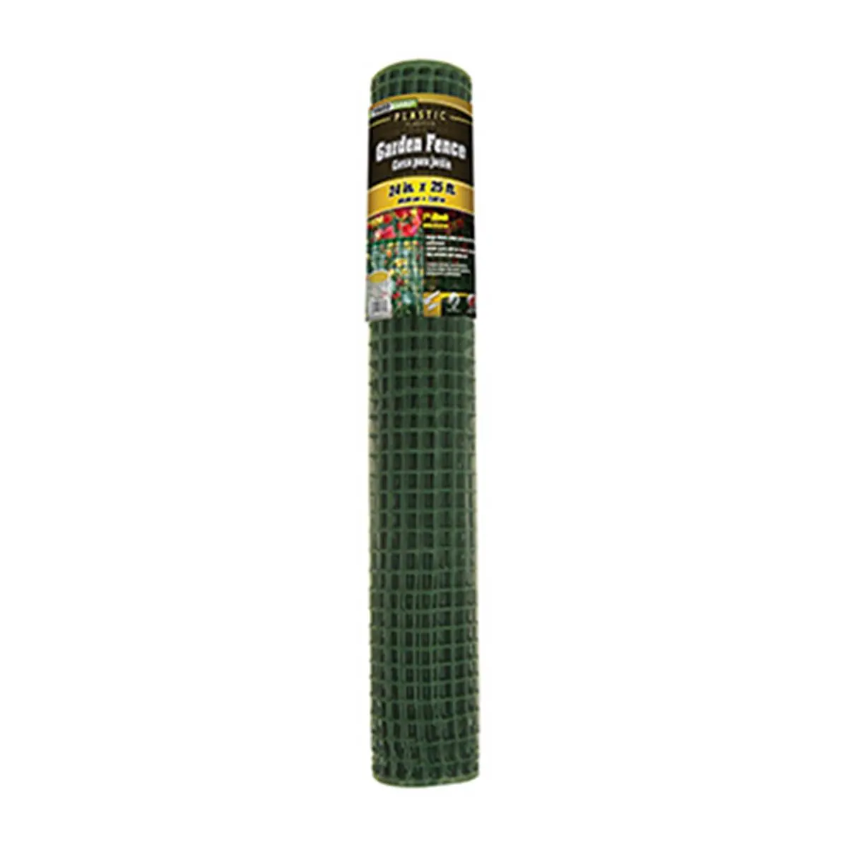 Midwest Air Tech-Import 24x25 ft High-Quality Plastic Green Safety Fence, 7.56 lbs Outdoor Standing Safety Barrier for Home Improvement, Garden Supplies, Raised Beds