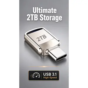 USB Flash Drive 2TB 3.2 Type C PenDrive Memory Stick  Pen Drive Flash Disk for PC Smartphone Storage U Disk