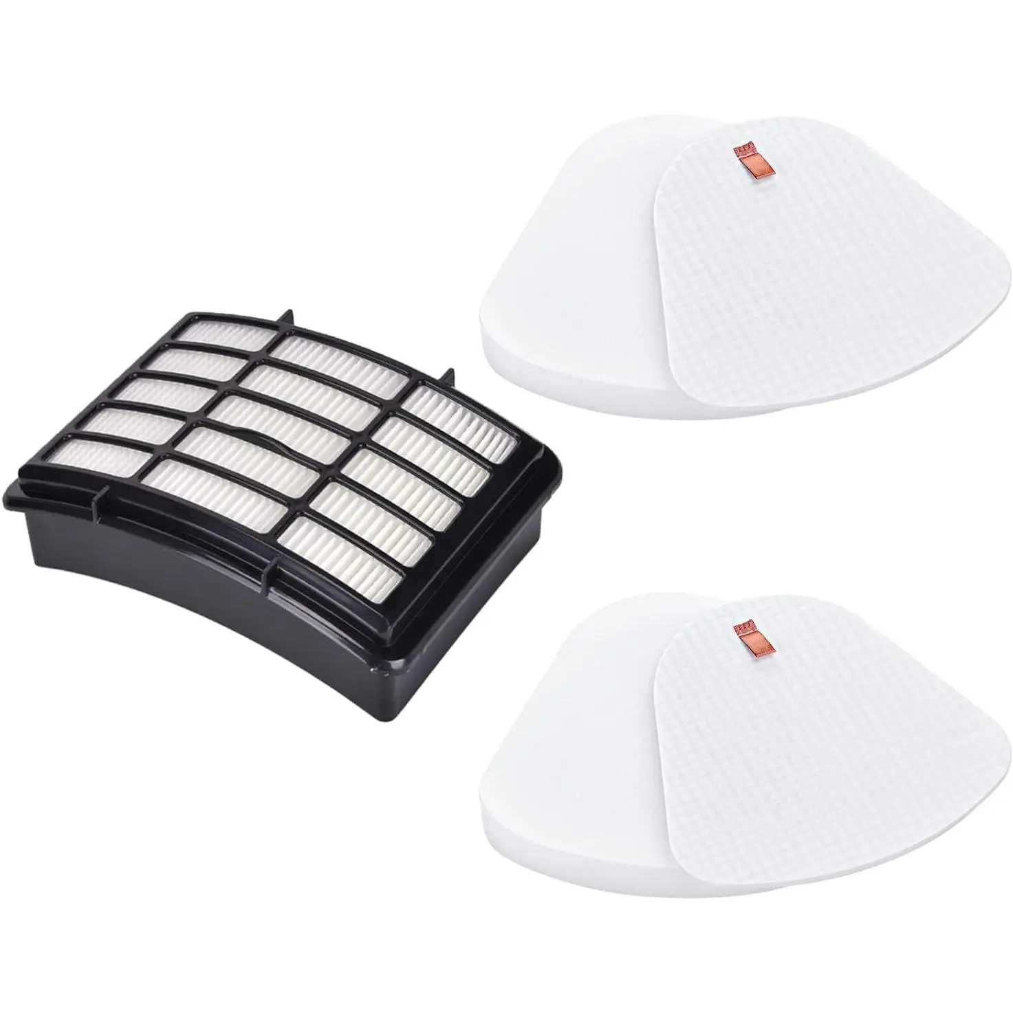 Vacuum Replacement Filter for Shark Navigator Lift-Away ZU503AMZ, NV350, NV351, NV352, NV355, NV356, NV357,NV358,NV360, UV540, UV440, 2 Pre-Felt + 1 Hepa Filter Replace Part #XFF350 & XHF350