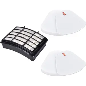 Vacuum Replacement Filter for Shark Navigator Lift-Away ZU503AMZ, NV350, NV351, NV352, NV355, NV356, NV357,NV358,NV360, UV540, UV440, 2 Pre-Felt + 1 Hepa Filter Replace Part #XFF350 & XHF350