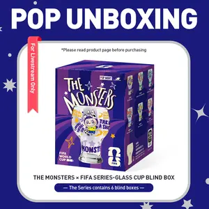 Unboxing-POP MART THE MONSTERS × FIFA SERIES-Glass Cup Blind Box-3.0