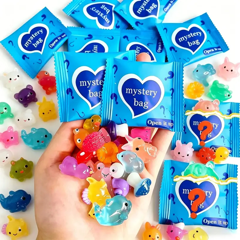 50/100 Pcs Mini Resin Animal Models, Random Color Mini Resin Animal Ornaments, Cute Resin Animal Ornaments, Creative Home Office Desk Ornaments Garden Accessories Garden Gnomes