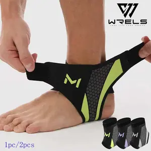 Professional Adjustable Compression Ankle Support for Basketball, Running, Volleyball, Breathable Elastic Design, Sports Adjustable Ankle Guard Ankle Brace