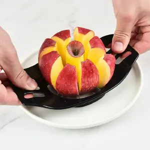 Stainless Steel Apple Slicer Reusable Fruit Cover Kitchen Divider Creative Fruit Cutter Kitchen Gadget Cooking Tools