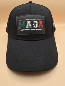 Mexicans aint going anywhere hats with real leather patch