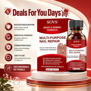 SOVS Nail Care Solution 30ml – Daily Care for Thick, Rough & Discolored Nails, 1 pack#DealsForYouDays