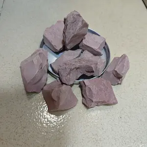 Ural-Red Clay Chunks (7oz/200g) - 100% Pure Natural Edible Kaolin, Crunchy & Earthy, Zero Chemicals, Cosmetic Grade, Slightly Sticky When Wet - Perfect for ASMR Eating, Pica Cravings & DIY Beauty