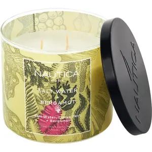 Nautica Saltwater Bergamot By Nautica Scented Candle For Unisex