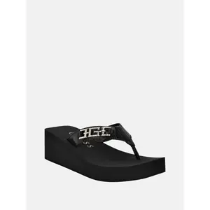 GUESS Female Elowen G Buckle Wedge Sandals