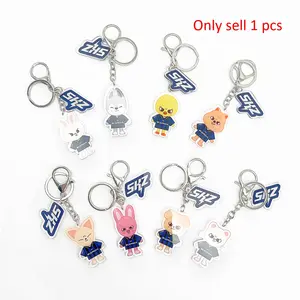 1 Piece,SKZ Keychain, Cute Cartoon Anime Key Chain,Bag Charm, Car Home Decor, Fashion Accessory, Birthday Gift,HwangHyun Felix BangChan ChangBin Han SeungMin IN LeeHnow