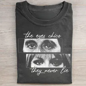 Gildan Men's Short-Sleeve Round Neck Graphic T-Shirt - Menswear Top, Vintage T-Shirts, Scarface Movie Tee with Tony Montana Quote, Elvira Hancock & Al Pacino Designs, Casual Streetwear