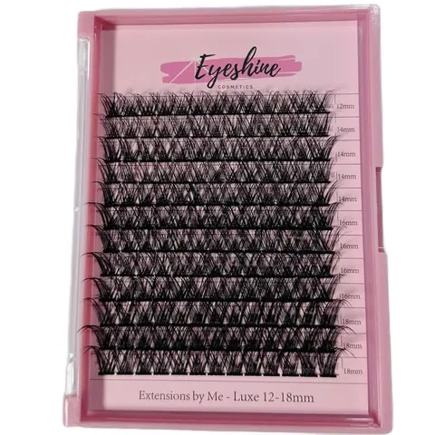 Eyeshine Luxe (Variant sizes black 12-18mm Lash Clusters only glue sold separately