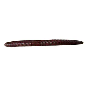 6" Stick Worms Watermelon Red Color (8 pack)