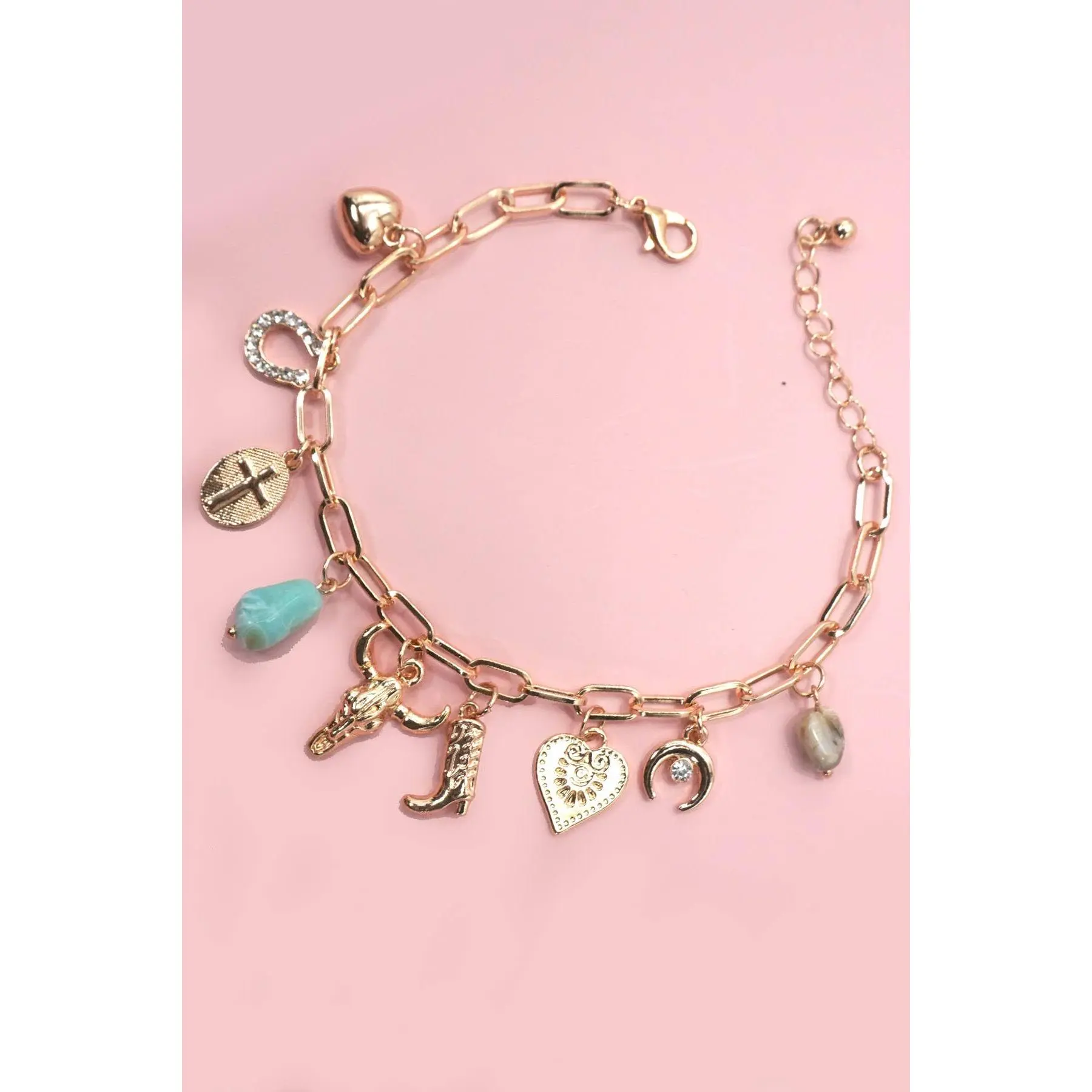 western charm bracelet
