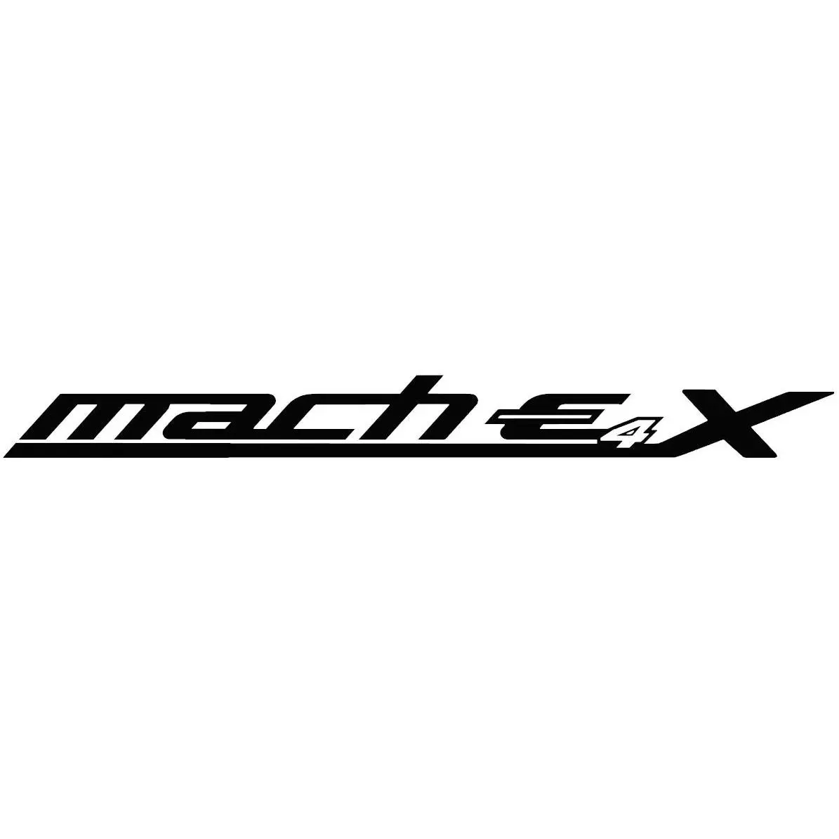 Ford Mustang Mach-E MachE MachE4X Electric EV Badge Logo Vinyl Decal / Sticker