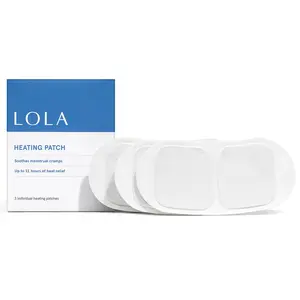 LOLA Heating Patches for Period Cramps (3 Count), Soothing Natural Heat Therapy For Pain Relief, Disposable Heating Pad