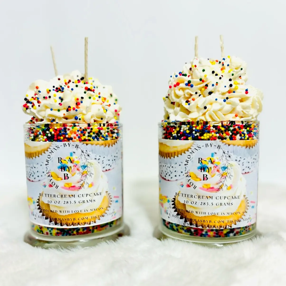 Buttercream Cupcake Candle