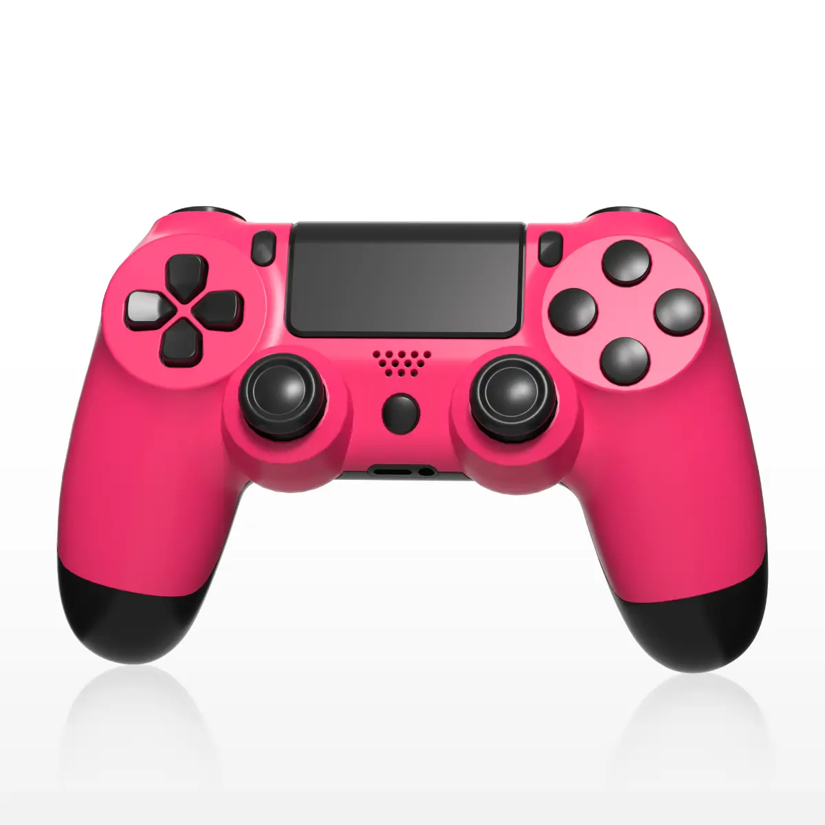 Cross-Device Wireless Gamepad, PlayStation 4/PC/Mobile Gaming Accessories with Double Vibration, 6-Axis Gyro, Responsive Motion Control, Touchpad, Built-In Speaker, Direct Game Audio, Included Batteries, Roaming Freedom