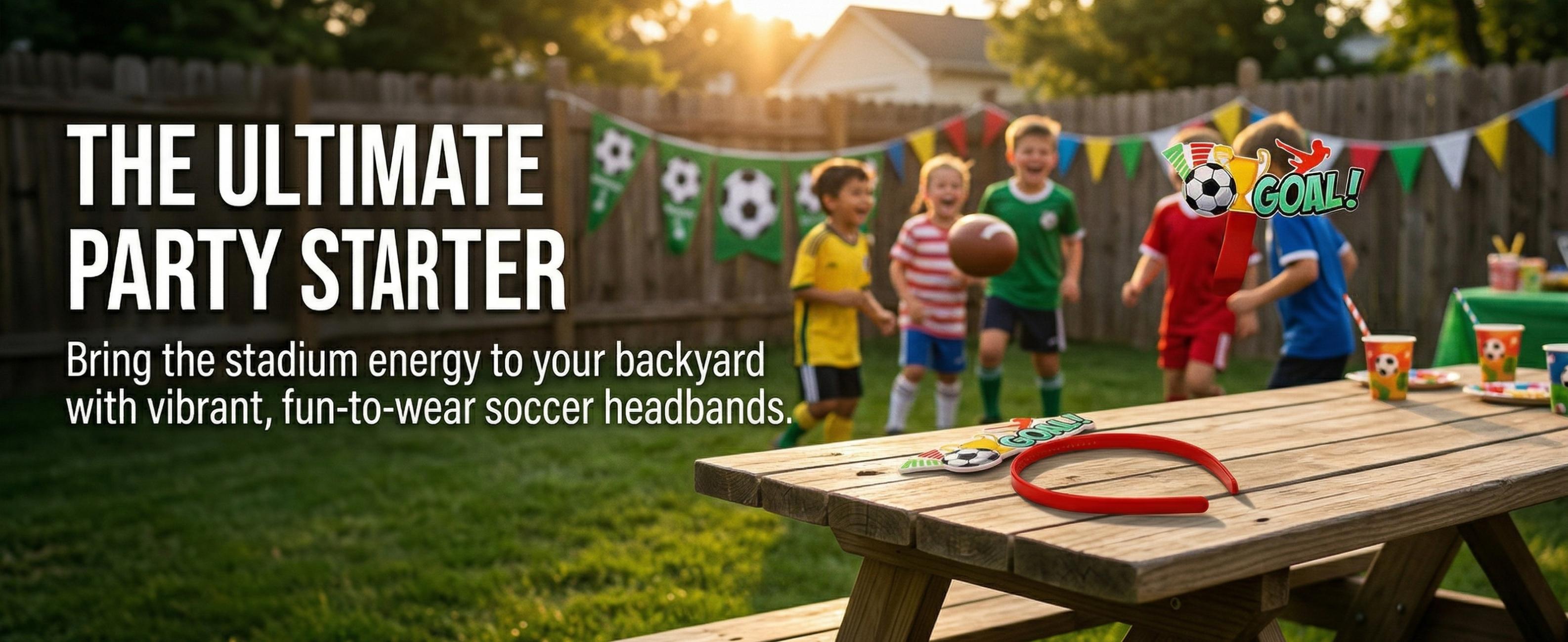2026 World Cup Soccer Fan Headband – Game Day Cheer Headband, Football Fan Gear, Stadium Vibes Party Accessories