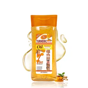 Turmeric Gel Massage Oil | All-Natural Spa-Level Formula for Face, Legs, Hands & Back | Gentle for All Skin Types Body Care Daily