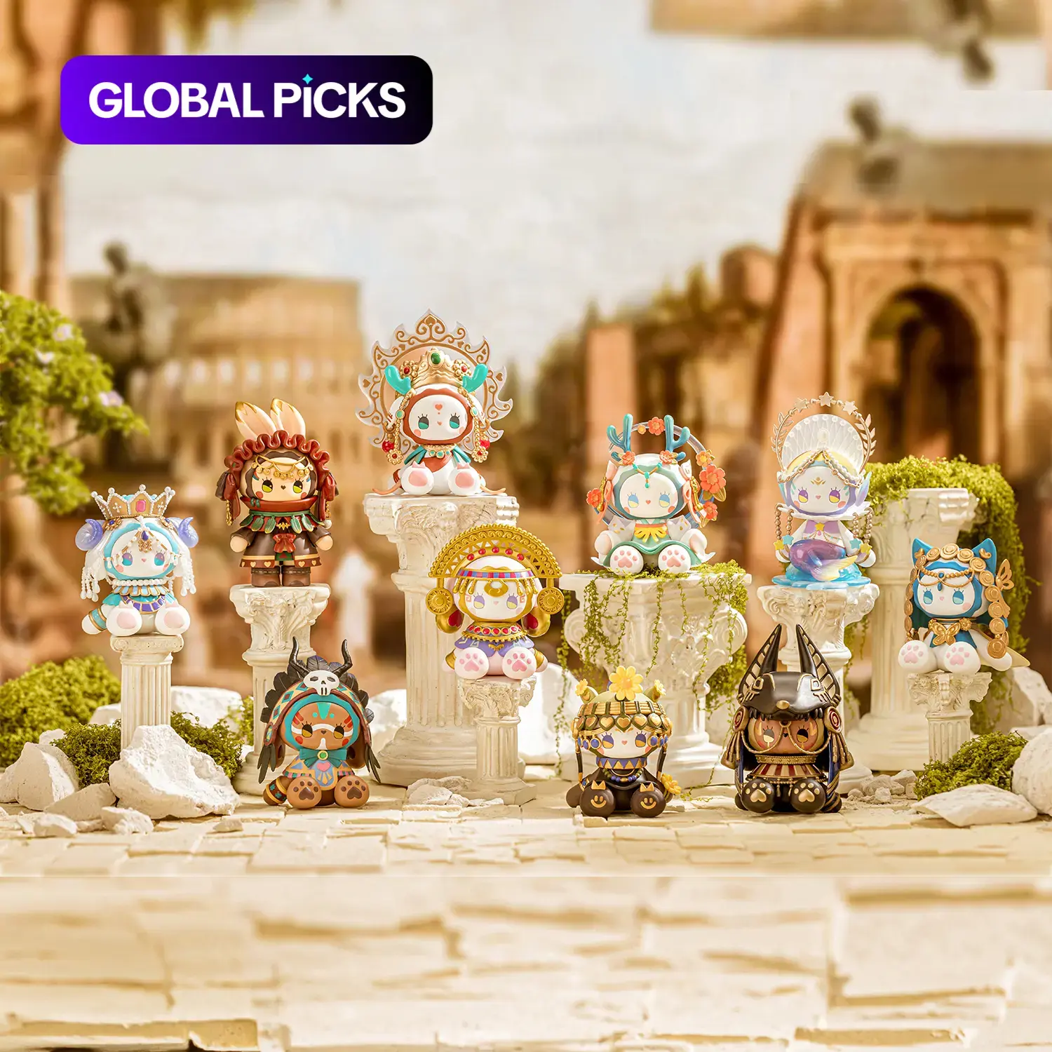 Enchanted Forest Time River Series Blind Toy Set, Unique Collection for Imaginative Play, Beautiful Gift for Kids, Random Surprise Blind Bag Collectible Set #GLOBAL PICKS