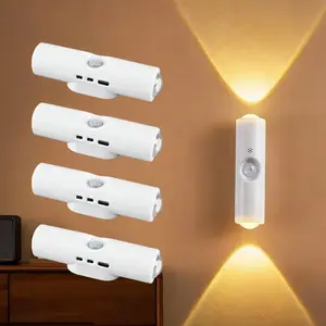 USB Rechargeable Smart LED Night Light – Motion Sensor, RGB Gradient Dimmable Wall Lamp, Magnetic Step Light for Bedroom, Entryway, Hallway & Stairs, Easy Charging & Convenient Room Decor tiktokshopspringglowup