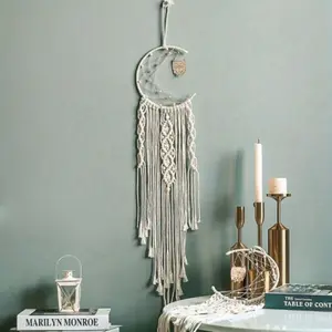 DIY Star Macramé Wall Hanging Craft Kit with String Lights, Boho Home Decor Project for Adults, Creative Handmade Decoration