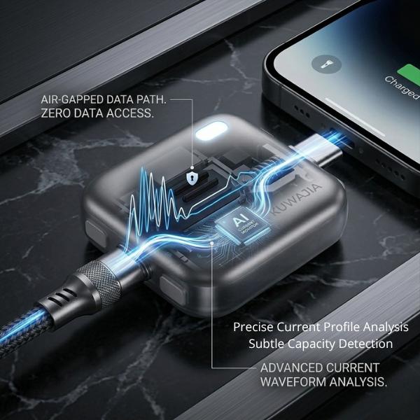 TypeC Hexibii 140W Physical-Disconnect Battery Guard - Auto & Self-Eject Charger, Smart Auto-Stop Accessory for iPhone 15/16/17/18 Series (Including Pro Models) , Laptops, Tablets, Anti-Overcharge Tech Accessories for Safe Overnight Use, Gift summerwins,s TypeC Hexibii 140W Physical-Disconnect Battery Guard - Auto & Self-Eject Charger, Smart Auto-Stop Accessory for iPhone 15/16/17/18 Series (Including Pro Models) , Laptops, Tablets, Anti-Overcharge Tech Accessories for Safe Overnight Use, Gift summerwins,s