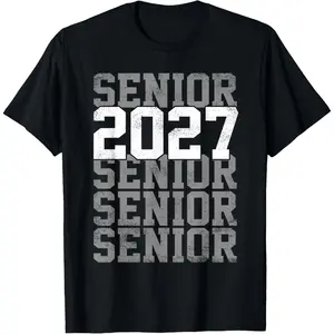 Class Of 2027 Senior 2027 Last Day Of School 2027 Graduation T-Shirt,Unisex,Made in USA