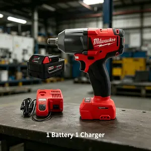 Milwaukee M18 Brushless Impact Wrench, 1/2 Inch Drive, 900Nm Ultimate Nut Busting Torque, Heavy Duty Fastening & Removal Power Tool for Automotive Repair and Industrial Heavy Work