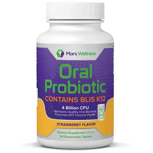 Oral Probiotic Supplement with BLIS K12 4 Billion CFU - Now Dairy Free