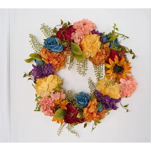 Wicker Park 24" Harvest Wreath Collection