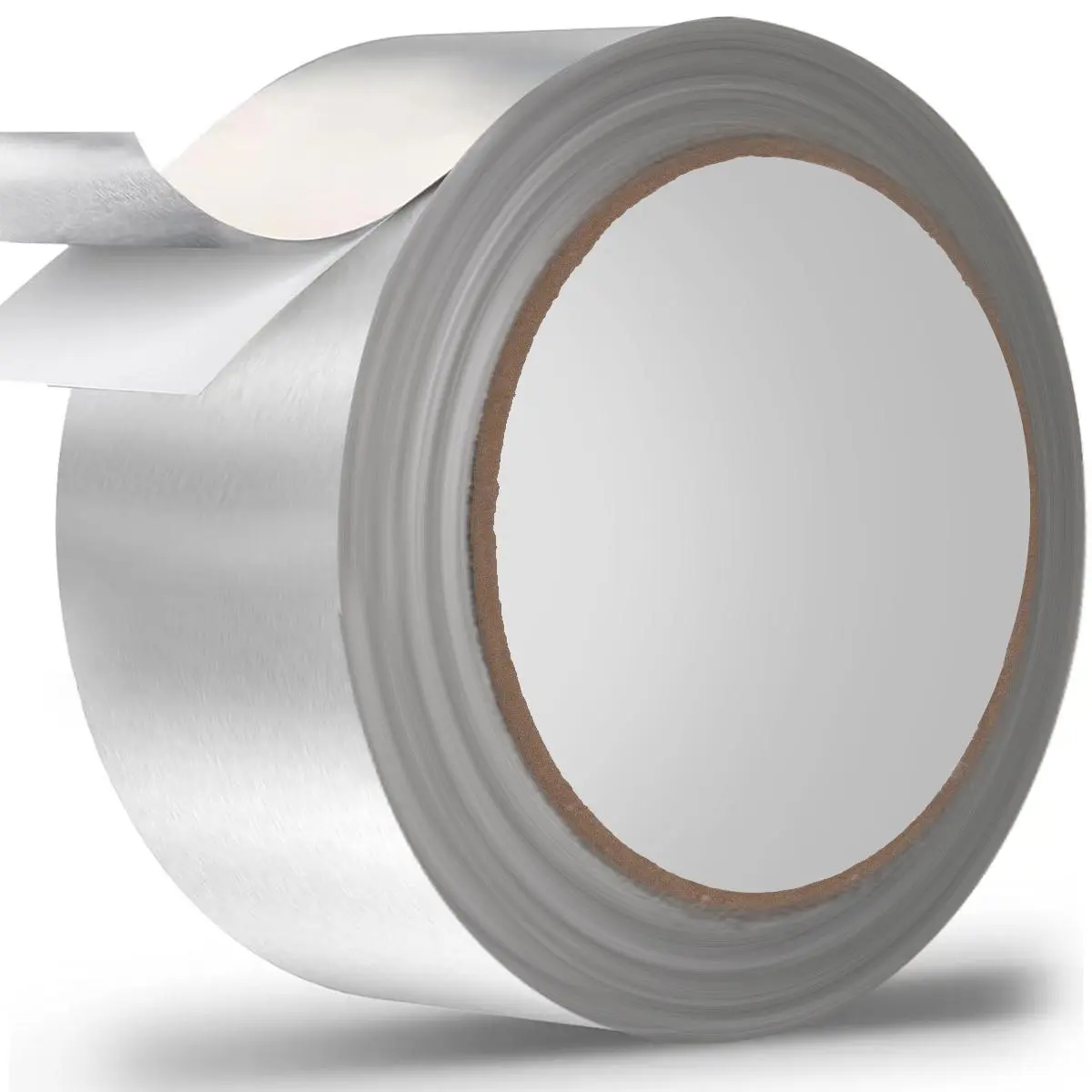 Aluminum Tape, 2 inch x 65 Feet Foil Tape (3.9 mil), Insulation Adhesive Metal Tape, High Temperature Heavy Duty HVAC Tape, Silver Tape Aluminum Foil Tape for Ductwork, Dryer Vent, HVAC