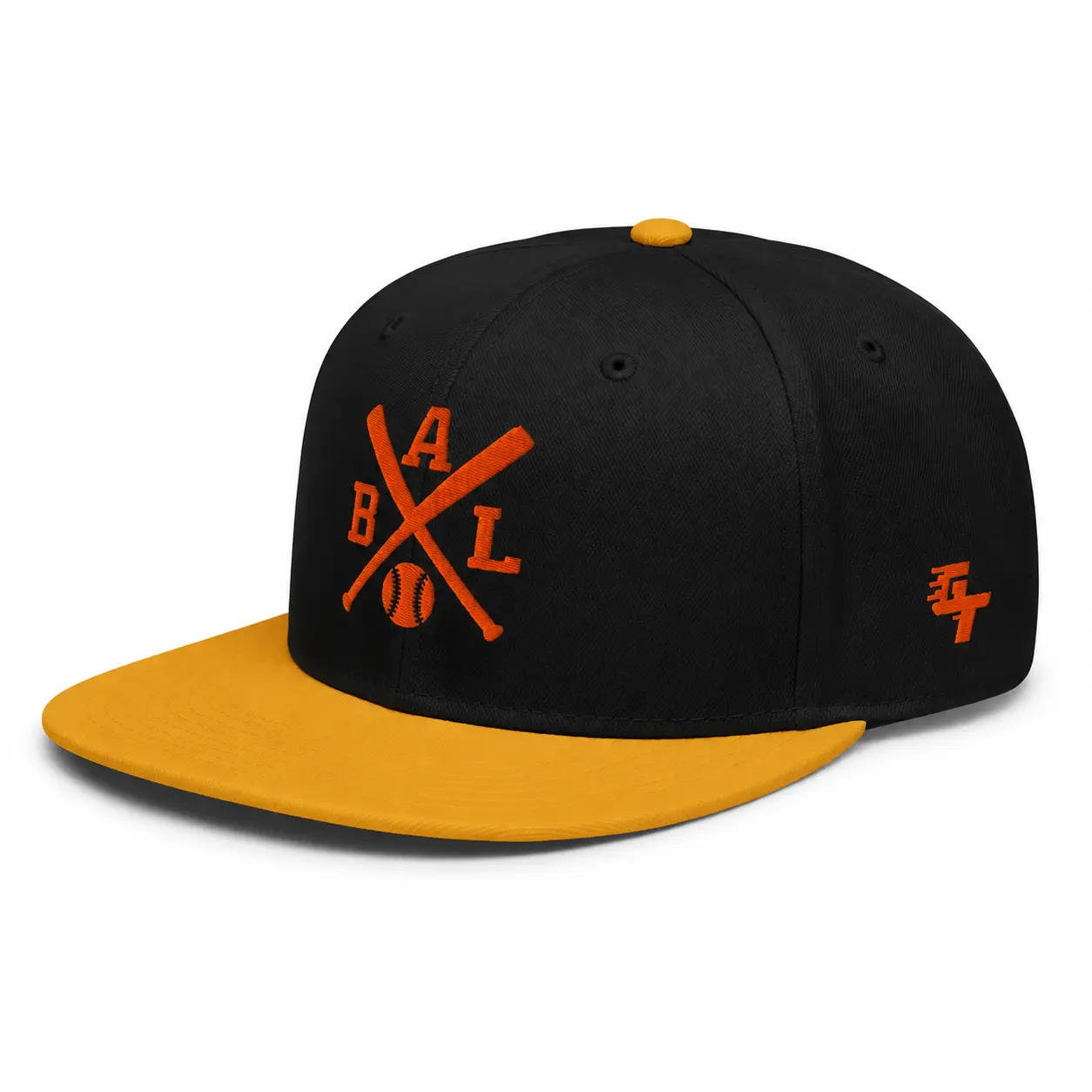 Baltimore Baseball Bats Retro BAL Snapback Hat Baseball Cap